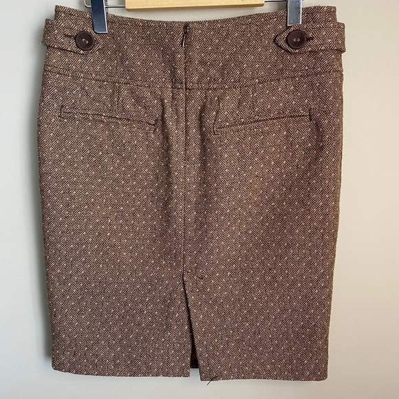 Sanctuary Clothing Women's Tweed Brown Patterned Mini Skirt Size 8 - Picture 4 of 12